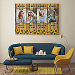 Custom Photo Be Strong Be Brave Be Humble Be Badass Sunflower MK2