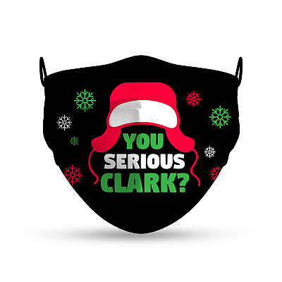 Alternative view of You Serious Clark Washable Reusable Custom - Printed Cloth Face Mask Cover
