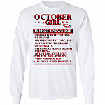 5. Girl Facts 10, White, Long Sleeve