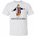 Joey Winter Is Here Shirt - Joey Tribbiani Shirt - Funny Friends Christmas Shirt, White, Unisex T-Shirt