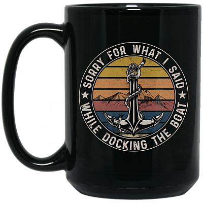 15 oz. Black Mug