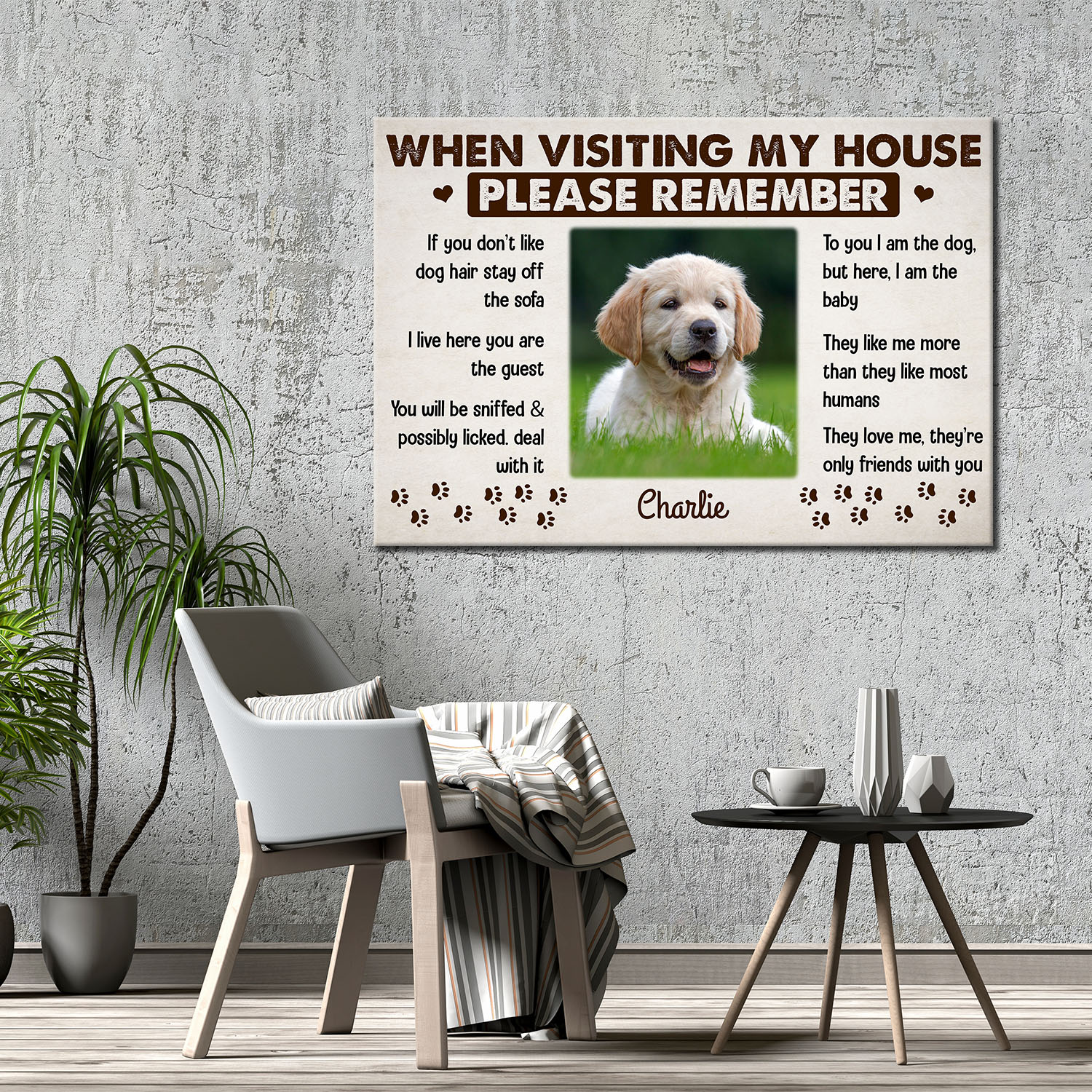 81 HG_ When Visiting My House Custom Photo Mockup 3