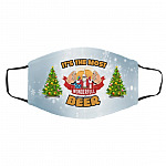 It's the Most Wonderful Time Face Mask, White, Cloth Face Cover – Medium/Large It's the Most Wonderful Time Face Mask, White, Cloth Face Cover – Medium/Large