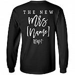 8O. The New-customized, Black, Long Sleeve
