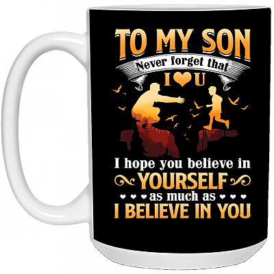 15 oz. White Mug