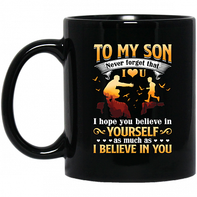 11 oz. Black Mug