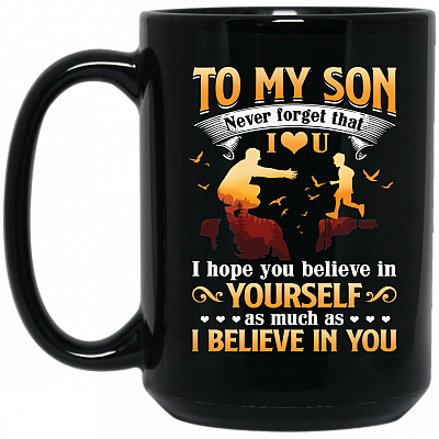 15 oz. Black Mug
