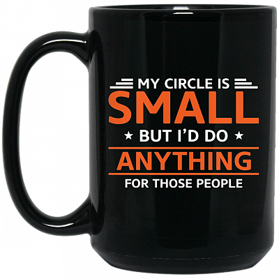 15 oz. Black Mug