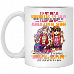 1UT. Daughter-In-Law To My Dear Daughter In Law Mug, White, 11 oz. White Mug
