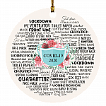 Nurse 2020 Decorative Christmas Ornament - Holiday Flat Circle Ornament - Holiday Decoration Gift, White, Circle Ornament Nurse 2020 Decorative Christmas Ornament - Holiday Flat Circle Ornament - Holiday Decoration Gift, White, Circle Ornament