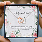 73 HG_ Only An Aunt (3) Interlocking Hearts Necklace 3