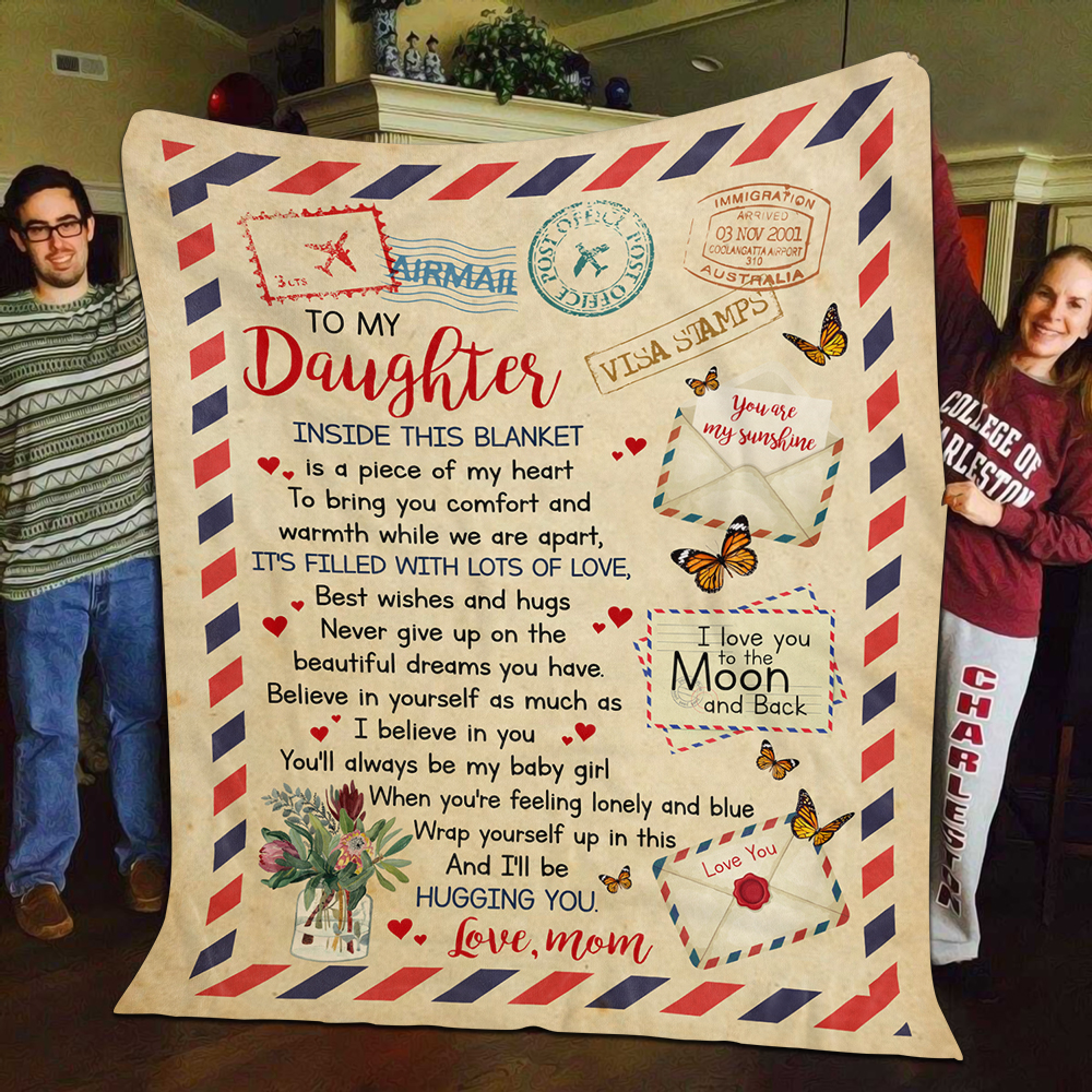 1 HG. To My Daughter Inside This Blanket-mom MK