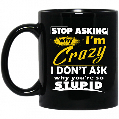11 oz. Black Mug