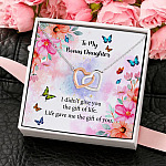 9Th. Bonus Daughter Interlocking Hearts Necklace 4