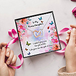 9Th. Bonus Daughter Interlocking Hearts Necklace 5