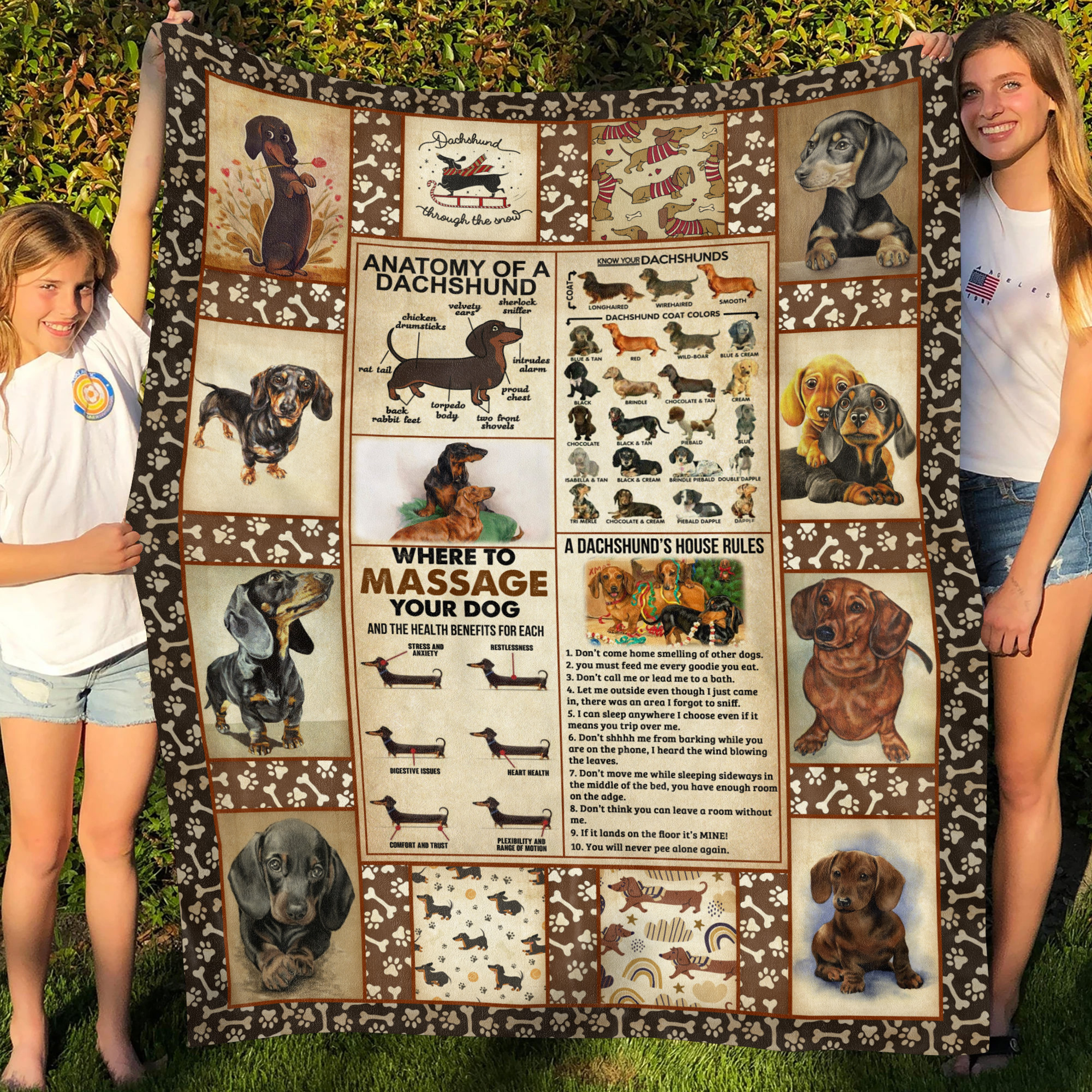 3O_ Dachshund Knowledge Blanket Mockup 5