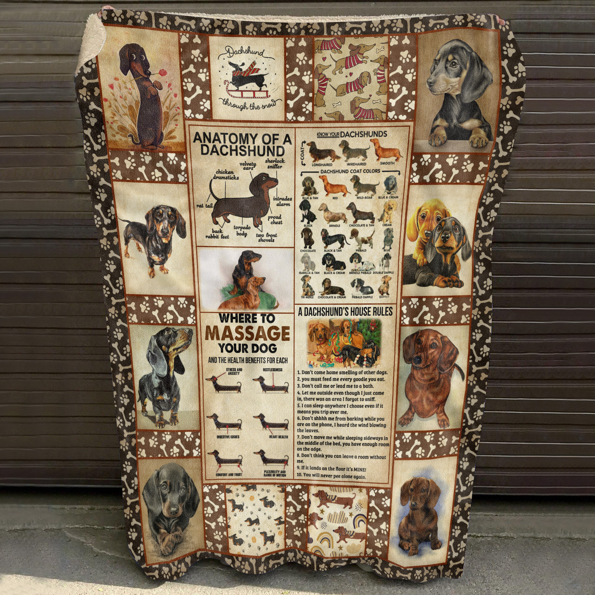 3O_ Dachshund Knowledge Blanket Mockup 10