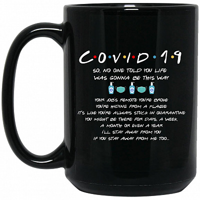 15 oz. Black Mug