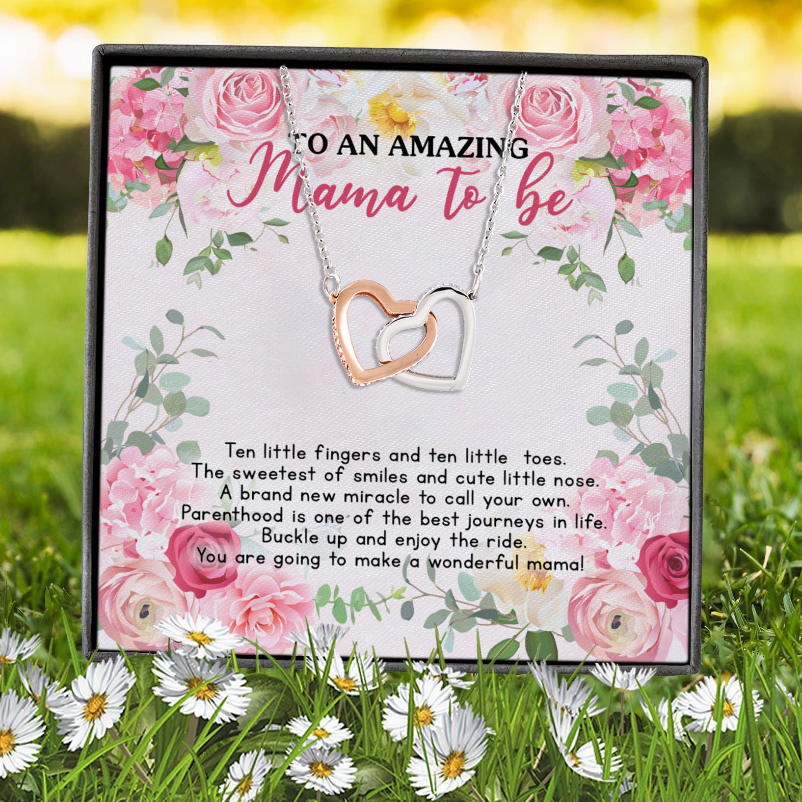 11Th. Mama To Be Interlocking Hearts Necklace 7