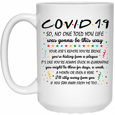 15 oz. White Mug