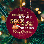 7vt. uu tien not from your sack christmas dad ornament mockup