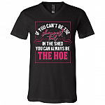 If You Can't Be The Sharpest Tool In The Shed, Black, V-Neck T-Shirt