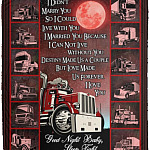 I Didn't Married You Blanket, White, Cozy Plush Fleece Blanket - 50x60