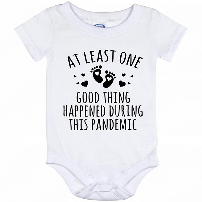 At Least One Good Thing Happened, White, Baby Onesie - 12 Month