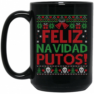 15 oz. Black Mug