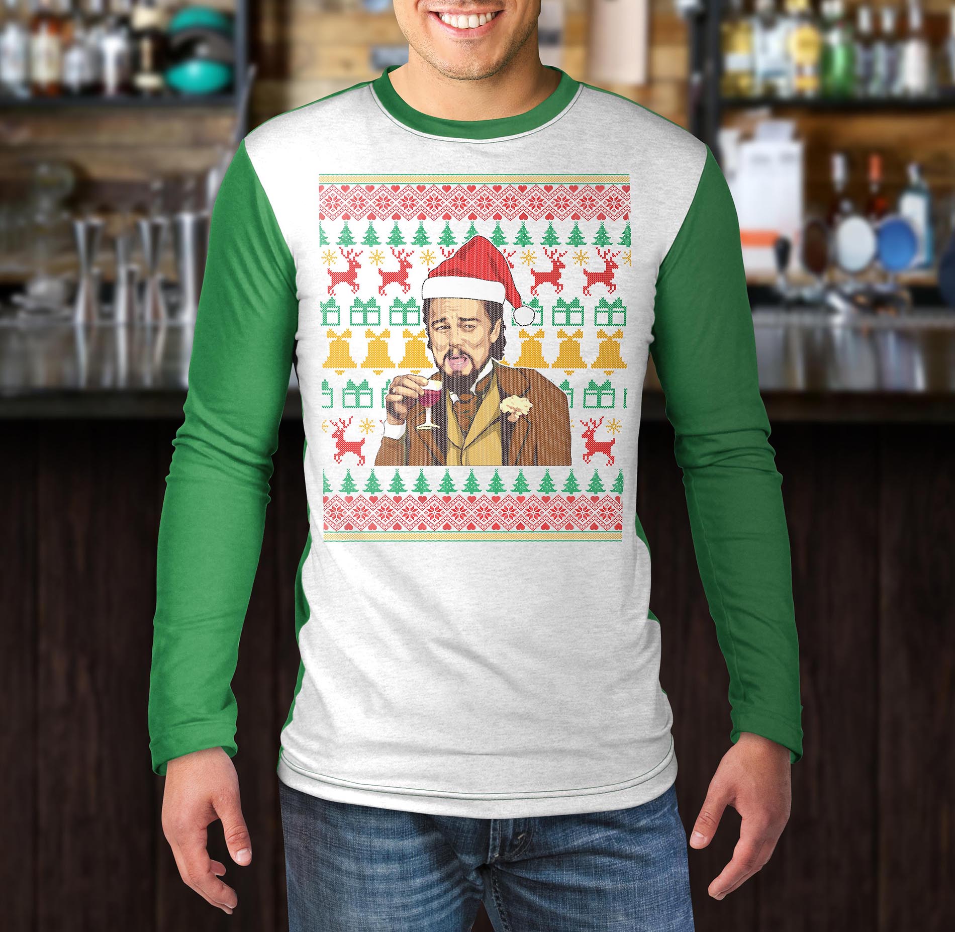 Leonardo Dicaprio Christmas Meme Sweatshirt Hoodie