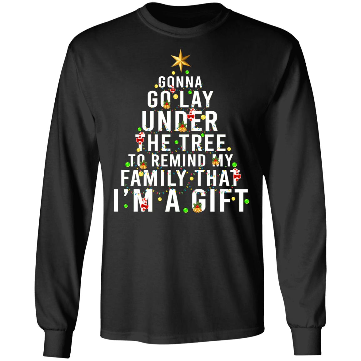Gonna Go Lay Under The Tree To Remind, Black, Long Sleeve