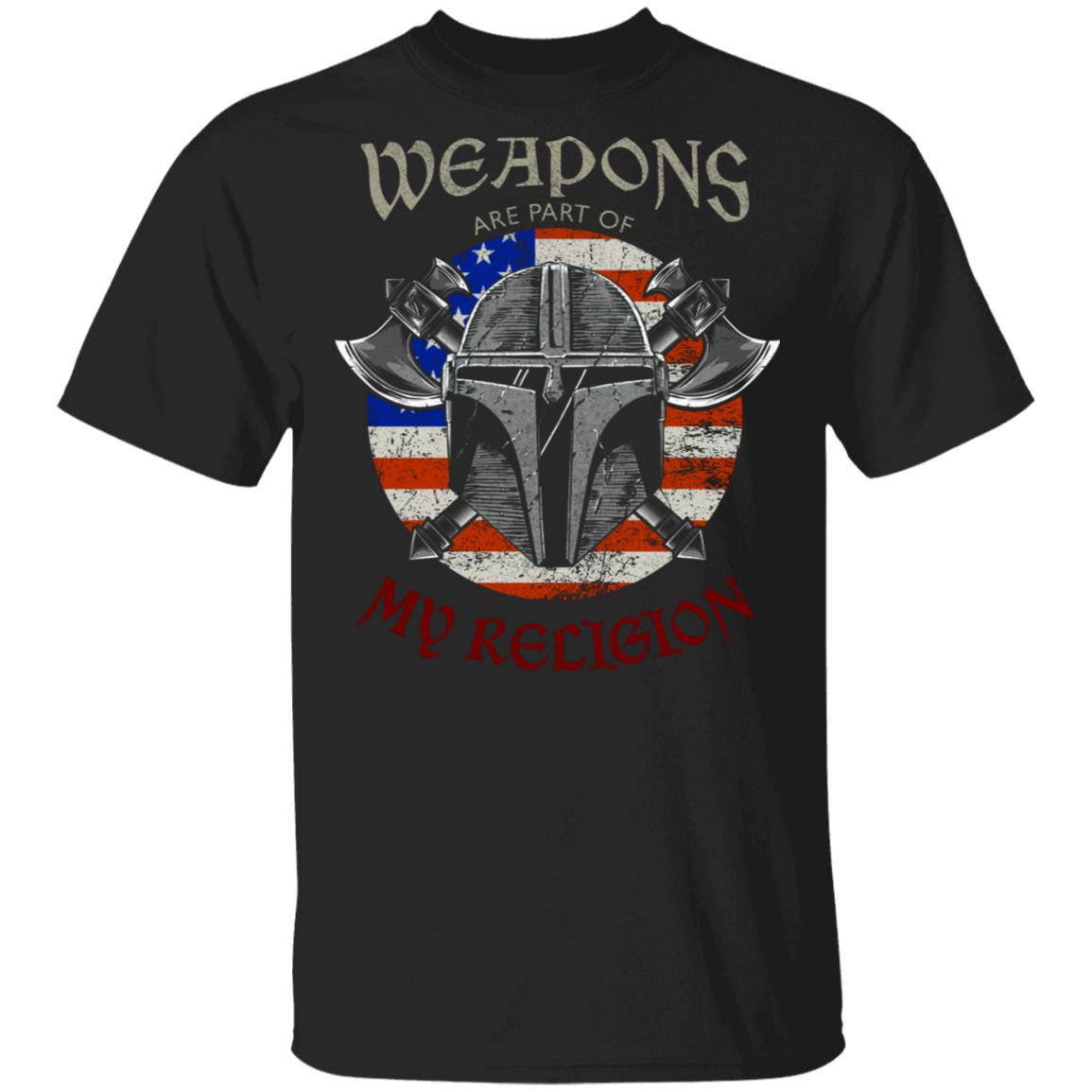 Weapons Shirt, Black, Unisex T-Shirt