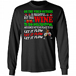 Oh The Virus Outside Is Frightful, Black, Long Sleeve