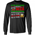 Oh The Virus Outside Is Frightful Hoodie, Black, Long Sleeve