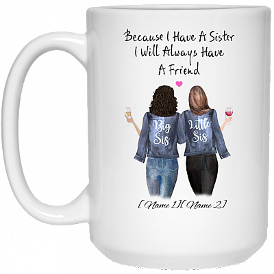 15 oz. White Mug