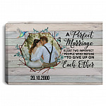 Custom Photo Marriage Framed Canvas, White, 0.75'' Framed Canvas Custom Photo Marriage Framed Canvas, White, 0.75'' Framed Canvas