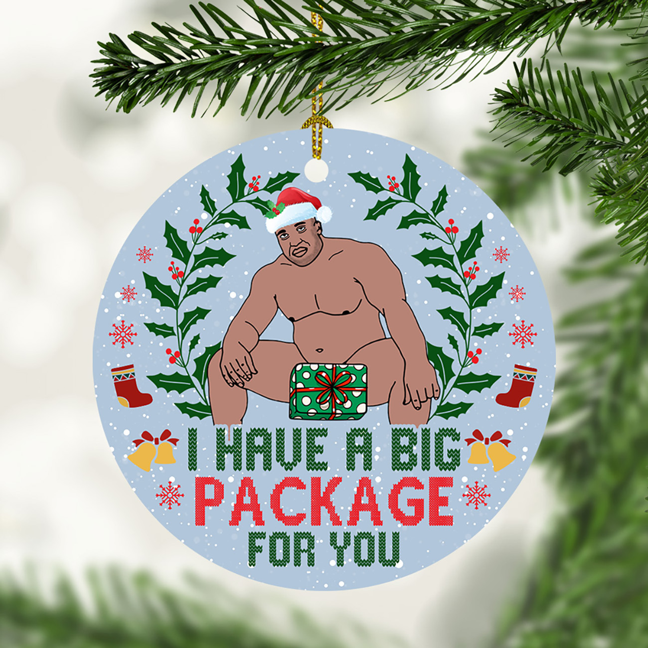 1BN. Big Package ornament mk