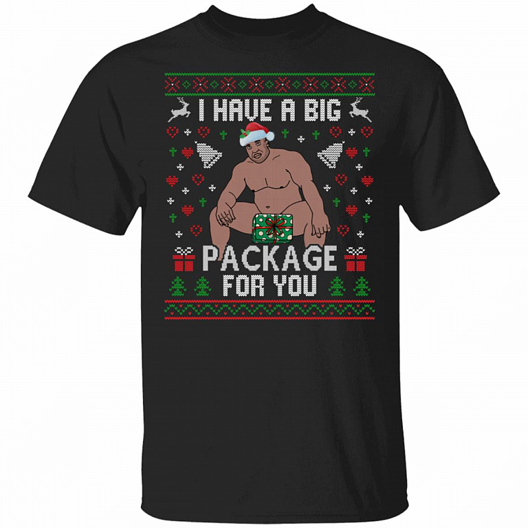 Big Package Shirt, Black, Unisex T-Shirt