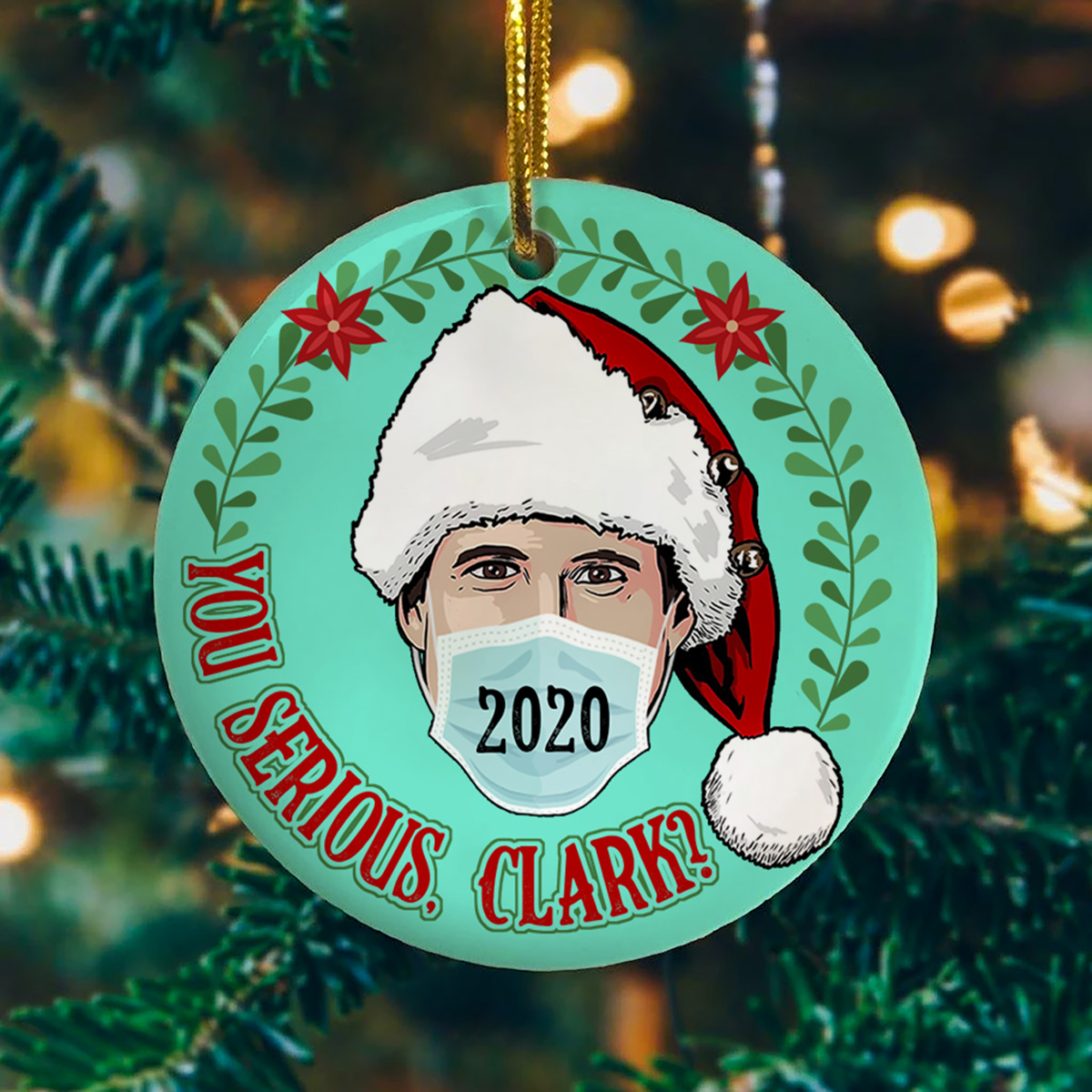 8VT. UU TIEN You Serious Clark ornament mockup6