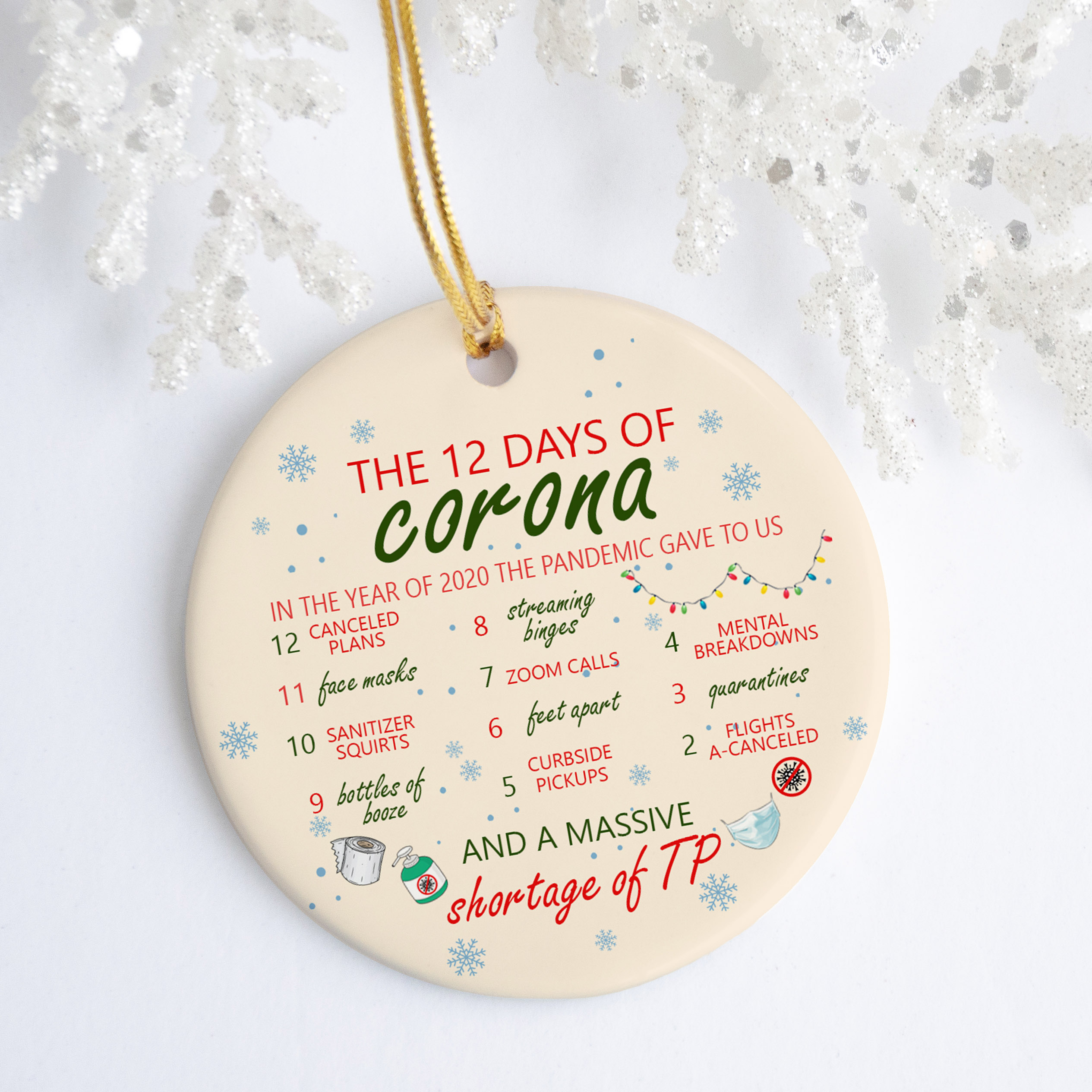 1O_ Days Of Corona 2 ornament-mk1