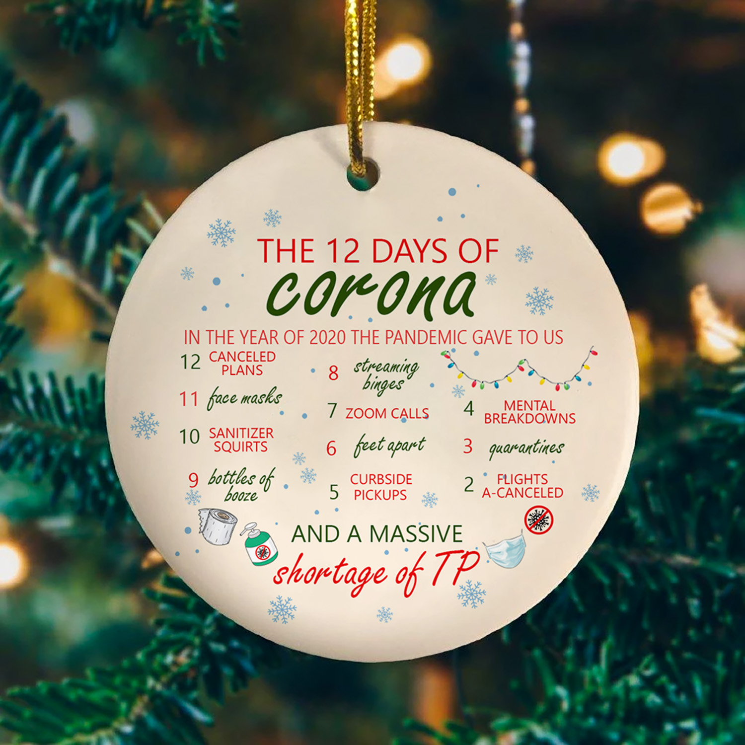 1O_ Days Of Corona 2 ornament-mk