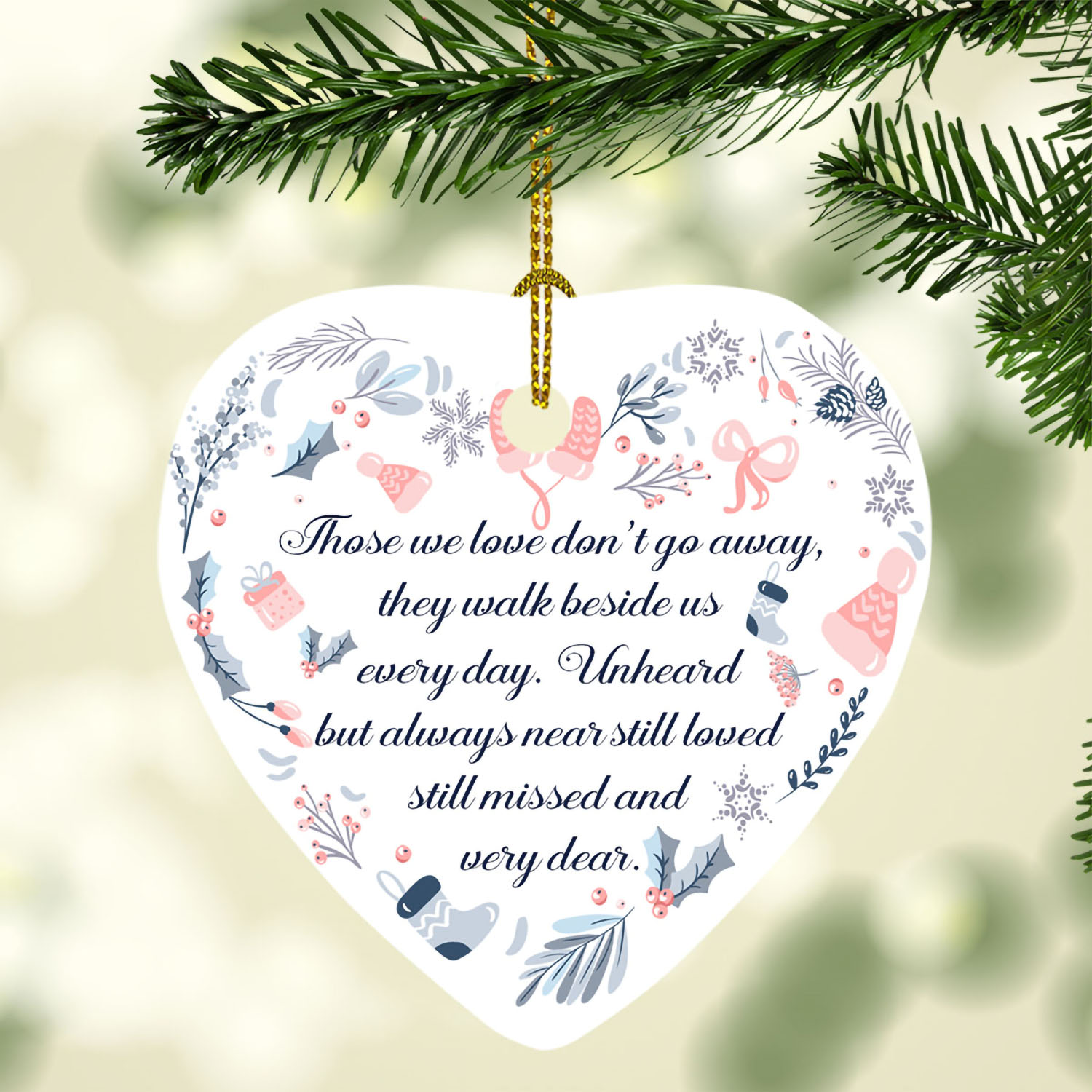 10vt. those we love don't go heart mockup