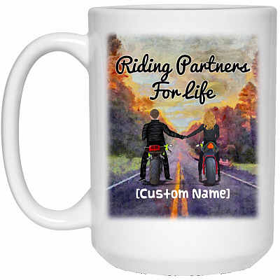15 oz. White Mug