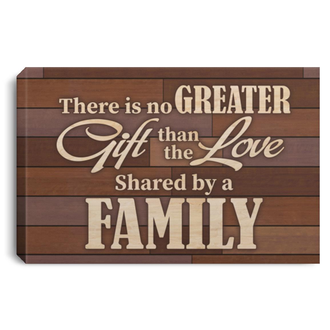 There Is No Greater Gift Than The Love, White, 0.75'' Framed Canvas There Is No Greater Gift Than The Love, White, 0.75'' Framed Canvas