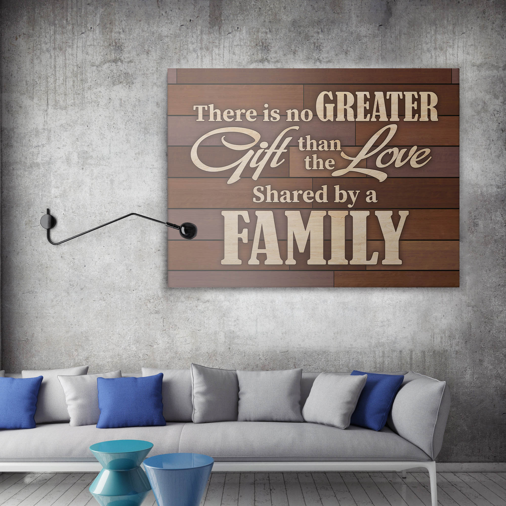 mock up poster with vintage hipster loft interior background, 3D