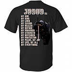 Jesus My God My King My Lord, Black, Unisex T-Shirt