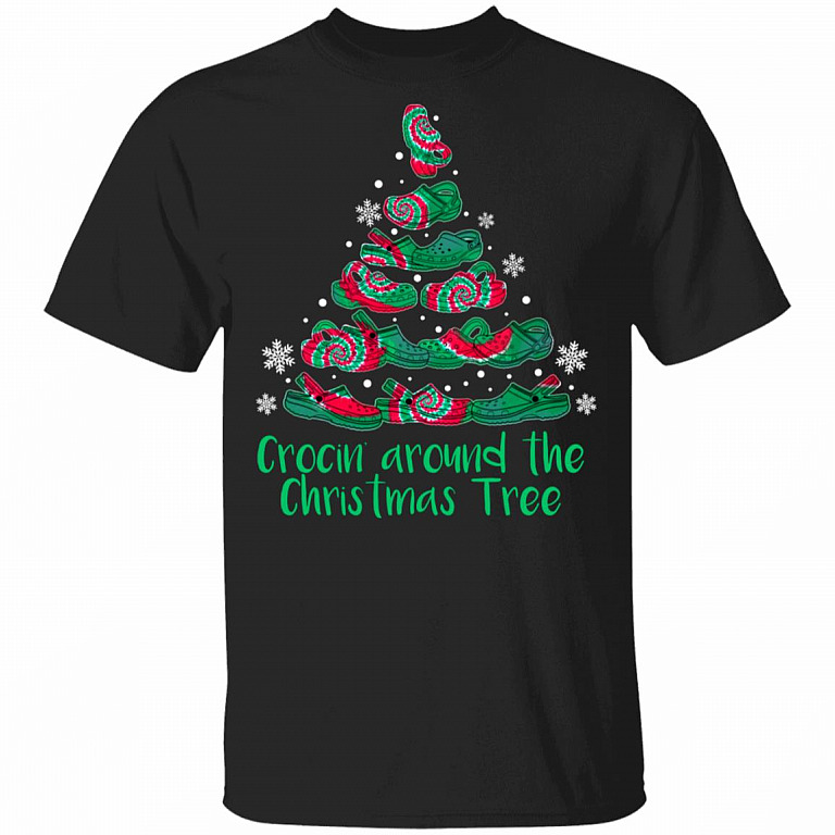 Crocin Christmas Tree Shirt, Black, Unisex T-Shirt