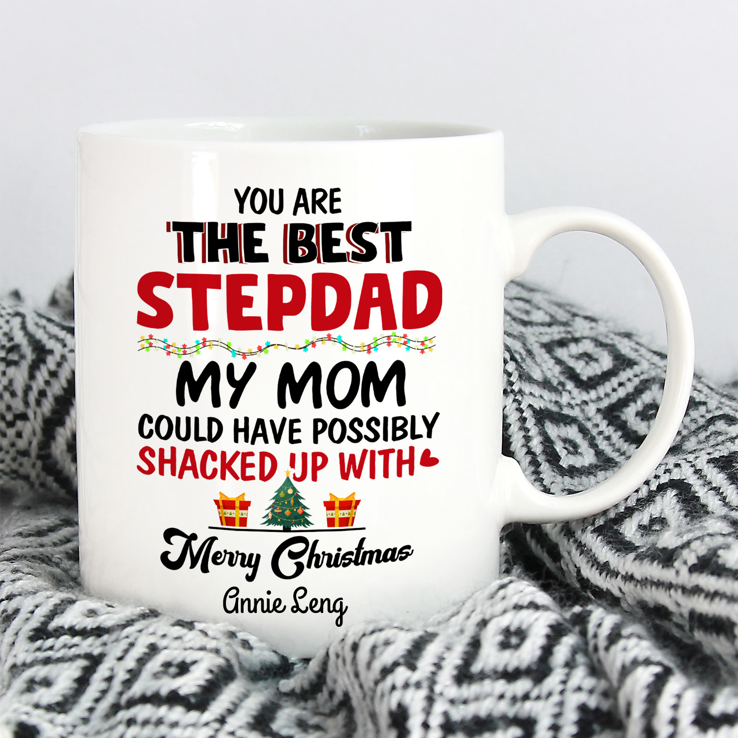 Personalized You Are The Best Stepdad Mug mk2