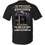 I Was Born In January I Am Warrior, Black, Unisex T-Shirt