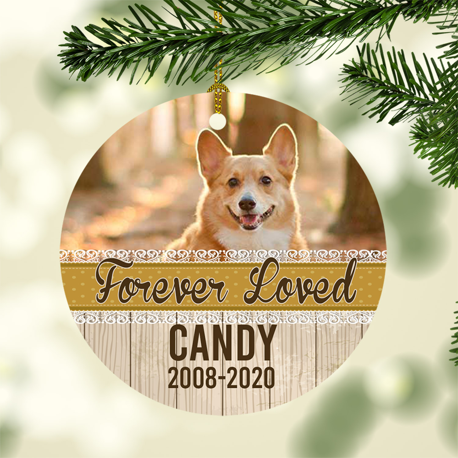 1VT. Forever Loved Dog Memorial mk1